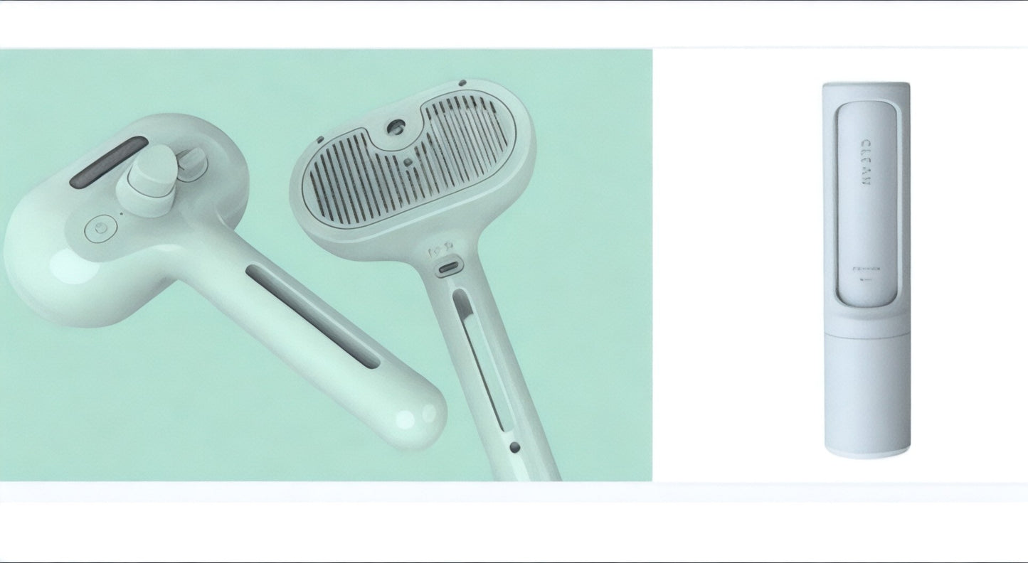 SteamPaw™ 3-in-1 Pet Grooming Brush